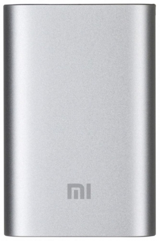 Портативное зарядное устройство Xiaomi Mi Power Bank 10000 мАч (серебристый)